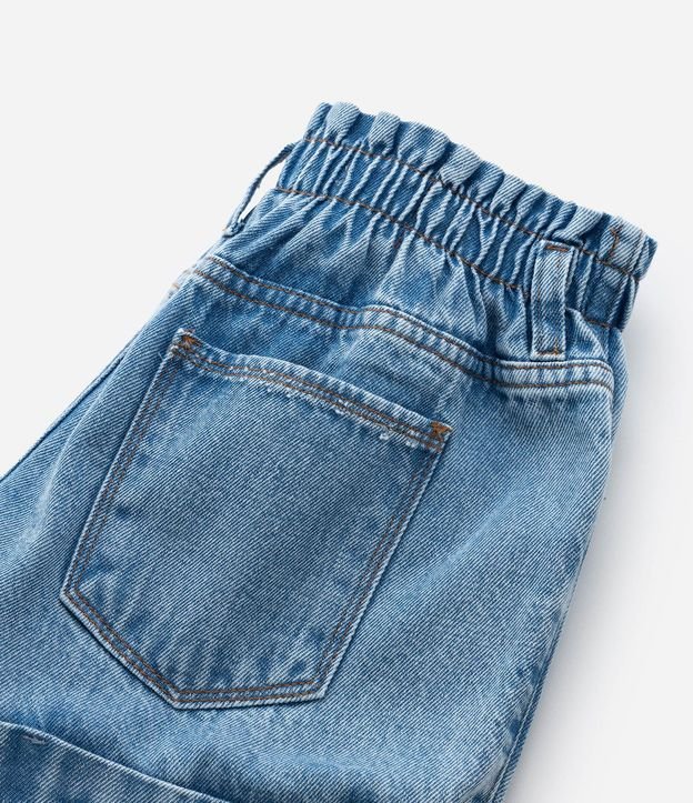 Short Clochard Infantil en Jeans con Bajo Plegado - Talle 5 a 14 años 7