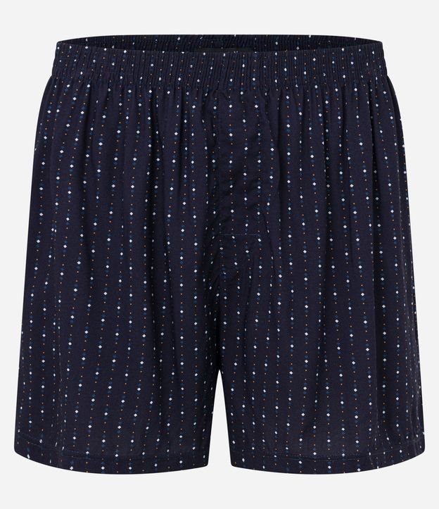 Calzoncillo Boxer de Tela en Viscosa Estampa Mini Rombos 5