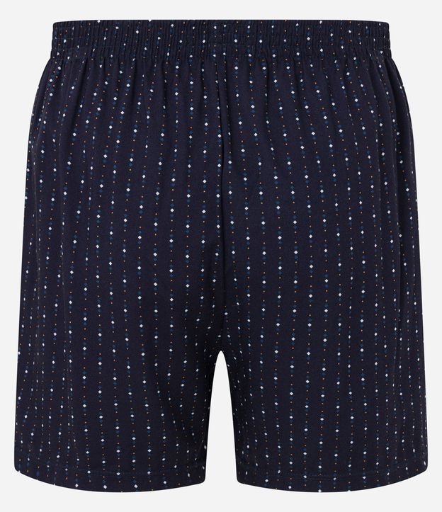 Calzoncillo Boxer de Tela en Viscosa Estampa Mini Rombos 6