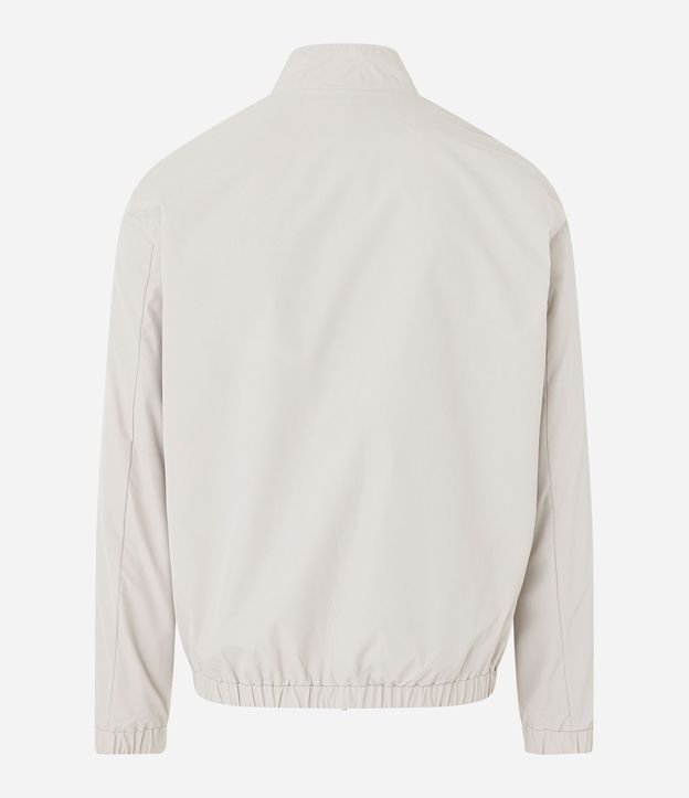 Campera Bomber en Microfibra con Cuello Alto