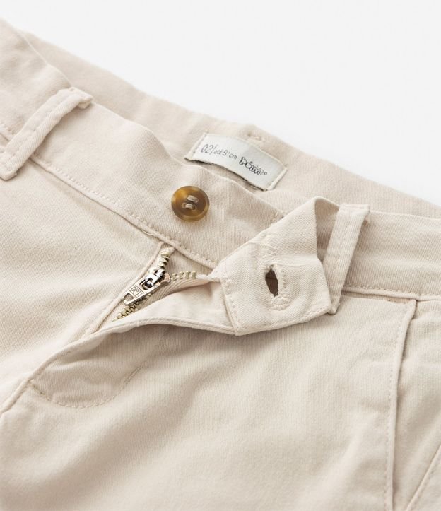 Pantalón Skinny Infantil en Sarga con Bolsillo Cuchillo - Talle 1 a 4 años 4