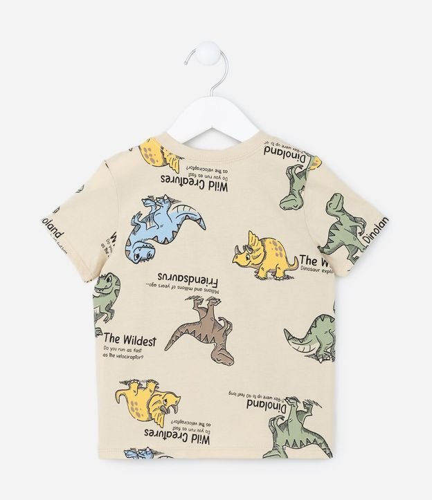 Remera Infantil con Estampado de Dinosaurios - Talle 1 a 5 años 3