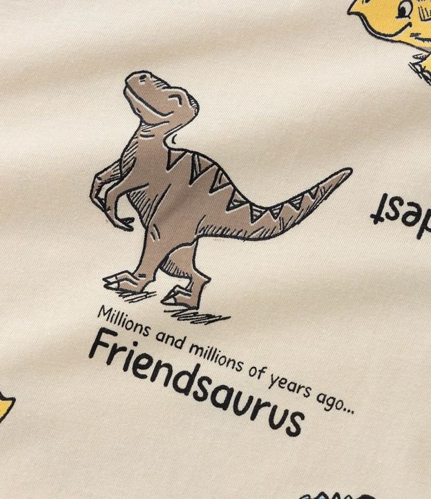 Remera Infantil con Estampado de Dinosaurios - Talle 1 a 5 años 4