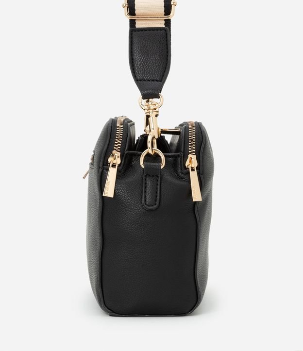 Bolso Transversal Mediana en PU con Correa de Gross 2