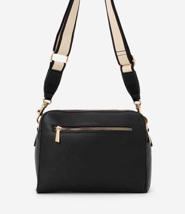 Bolso Transversal Mediana en PU con Correa de Gross 3