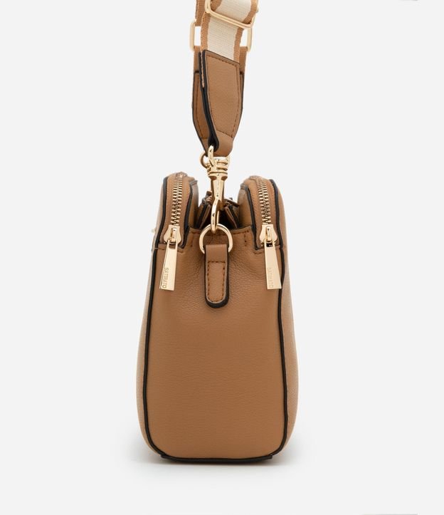 Bolso Transversal Mediana en PU con Correa de Gross 2