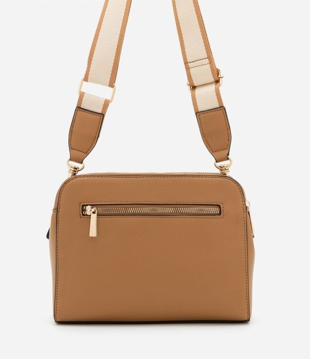Bolso Transversal Mediana en PU con Correa de Gross 3
