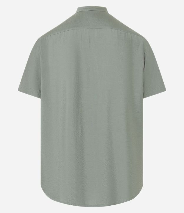 Camisa Slim en Viscolino con Cuello Padre y Textura 7