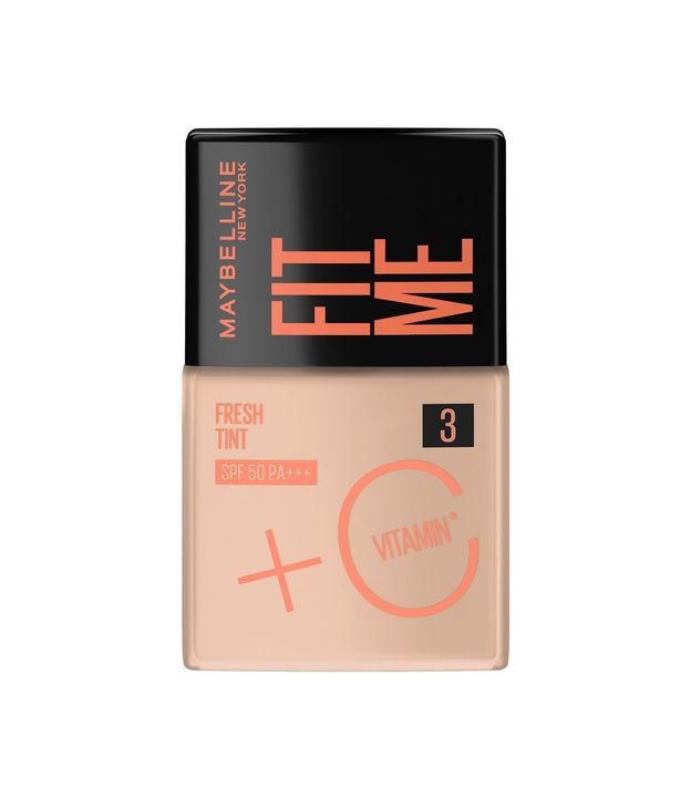 Base Liquida Maybelline NY Fit Me Fresh Tint con Vitamina C y SPF50