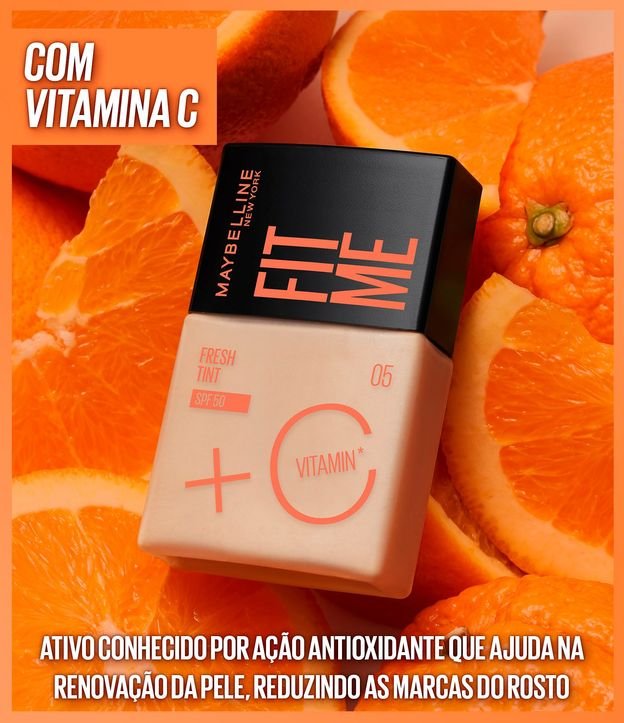 Base Liquida Maybelline NY Fit Me Fresh Tint con Vitamina C y SPF50 3