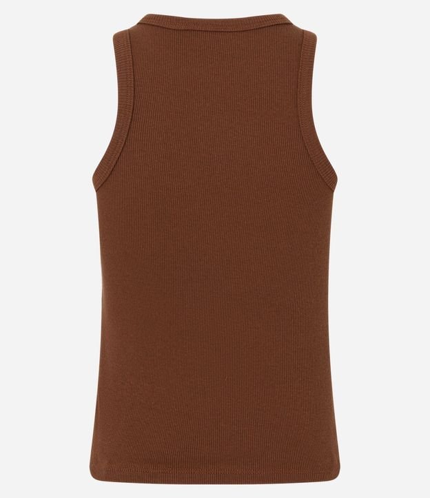Blusa Musculosa Básica en Rib con Ligera Textura 10