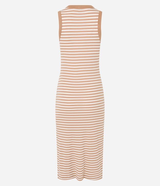 Vestido Midi en Rib Rayada 9