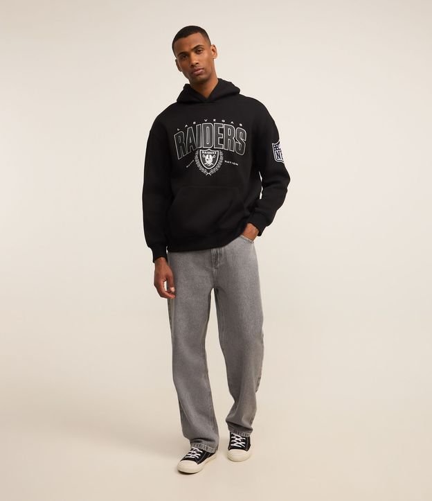 Pantalón Baggy Jeans con Bolsillos