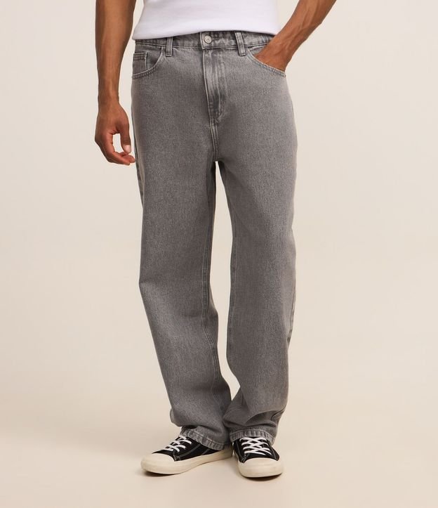Pantalón Baggy Jeans con Bolsillos