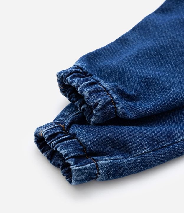 Pantalón Jogger Infantil en Jeans con Cintura Elástica - Talle 1 a 5 años 5