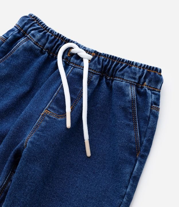 Pantalón Jogger Infantil en Jeans con Cintura Elástica - Talle 1 a 5 años 6
