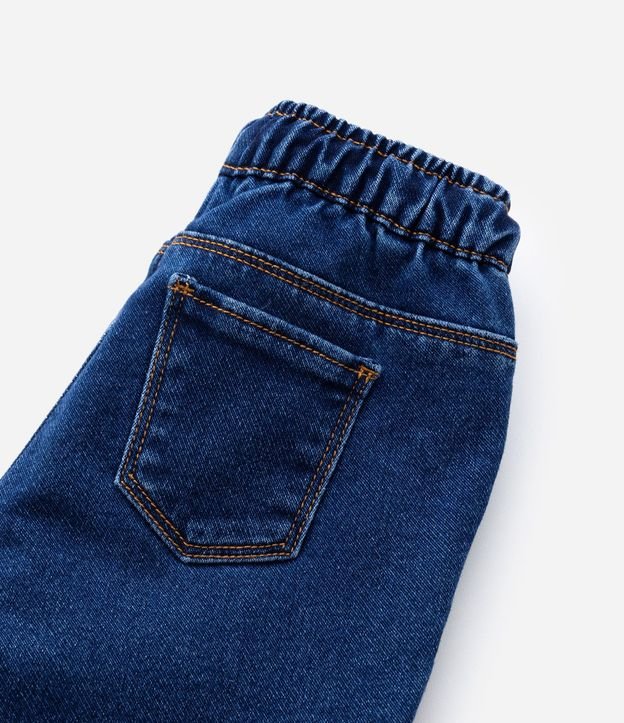 Pantalón Jogger Infantil en Jeans con Cintura Elástica - Talle 1 a 5 años 7