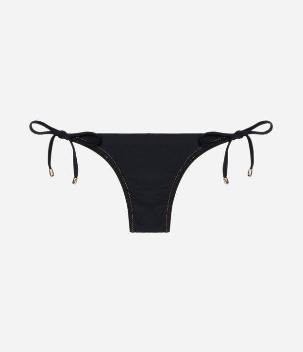 Bikini Bombacha Lazo en Microfibra y Pespunte Contrastante 5