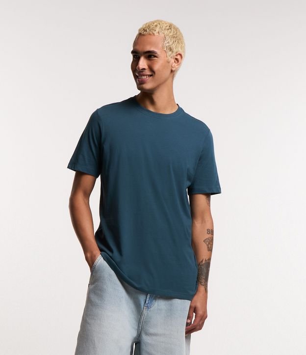 Remera Regular Básica en Algodón