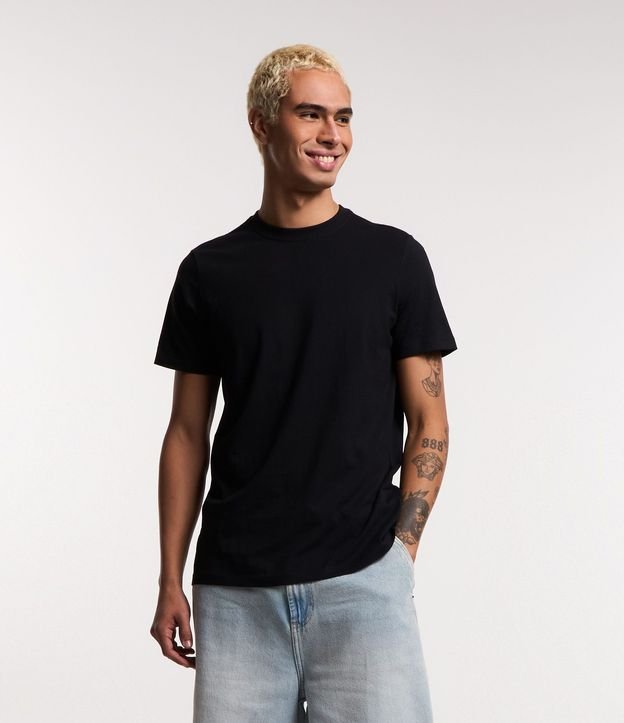 Remera Regular Básica en Algodón 2
