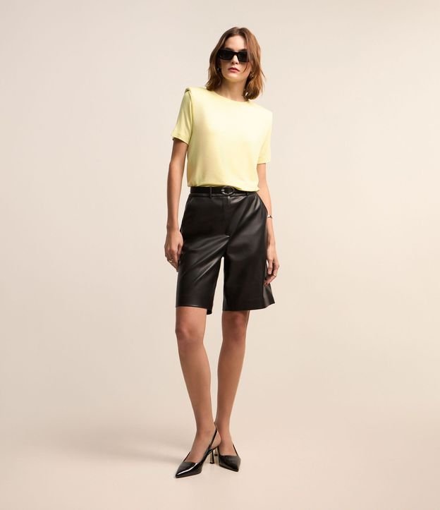 Blusa en Algodón con Hombreras 2