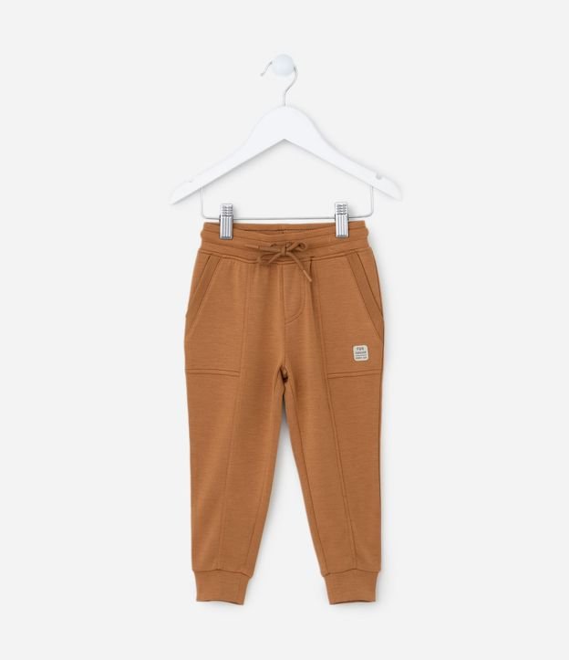 Pantalón Infantil en Modal con Recortes y Bolsillos - Talle 1 a 6 años 2