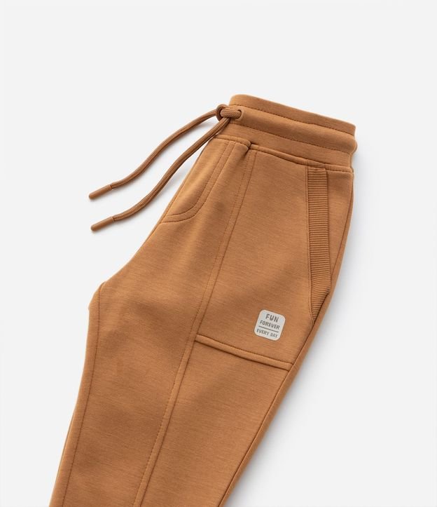 Pantalón Infantil en Modal con Recortes y Bolsillos - Talle 1 a 6 años 7