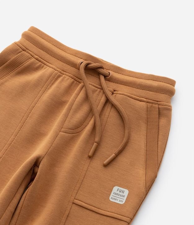 Pantalón Infantil en Modal con Recortes y Bolsillos - Talle 1 a 6 años 8