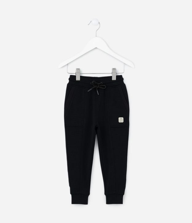 Pantalón Infantil en Modal con Recortes y Bolsillos - Talle 1 a 6 años 2