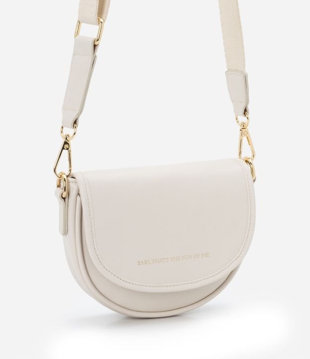 Bolso Transversal Infantil en PU con Lettering Metalizado - Talle U 1