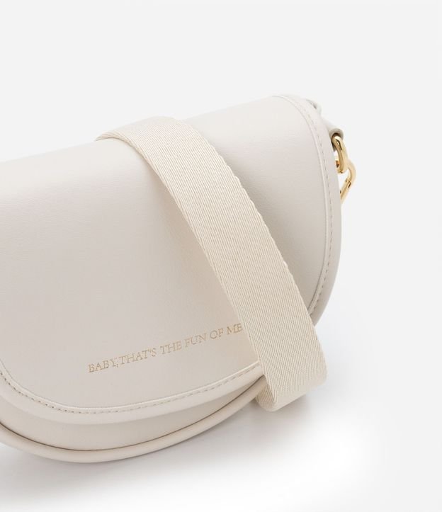 Bolso Transversal Infantil en PU con Lettering Metalizado - Talle U 6