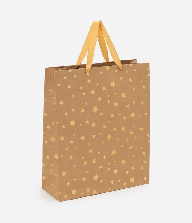 Embalaje de Regalo Mediana con Estampa de Estrellas y Tarjeta
