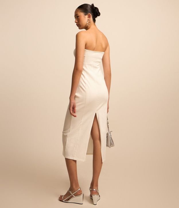 Vestido New Midi en Bengalina con Hebillas en el Busto 2