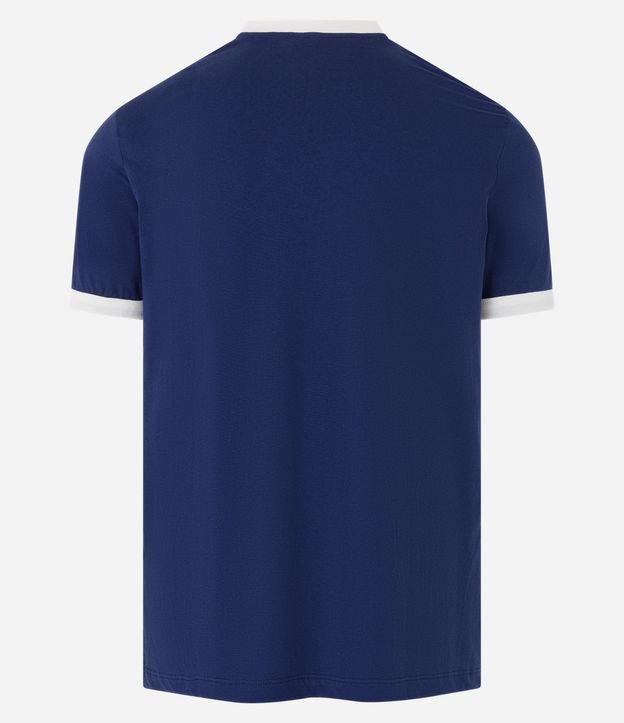 Remera Regular en Algodón con Rayas en los Hombros 9