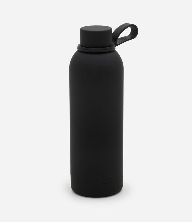 Botella Térmica en Metal con Textura Gomosa 2