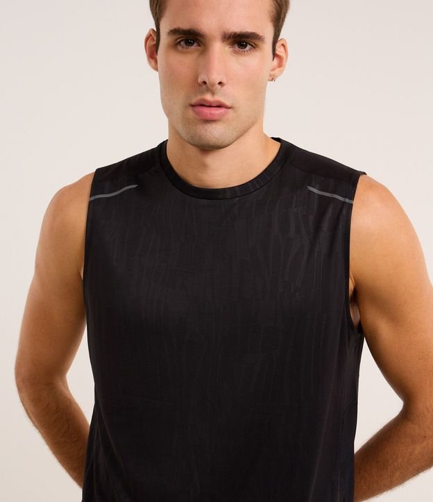 Musculosa Regular Deportiva con Estampa Heat Print 3