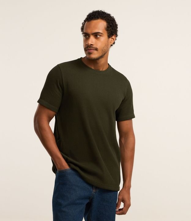 Remera Texturizada en Media Malla 5