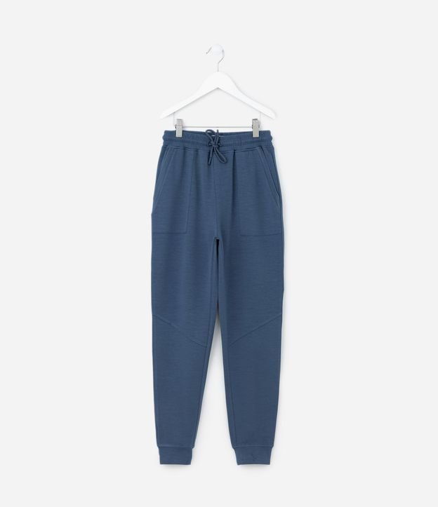 Pantalón Jogger Infantil en Modal con Recortes - Talle 5 a 14 años 2