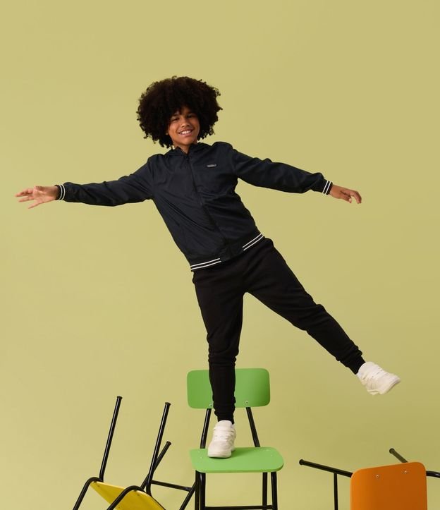 Pantalón Jogger Infantil en Modal con Recortes - Talle 5 a 14 años 2