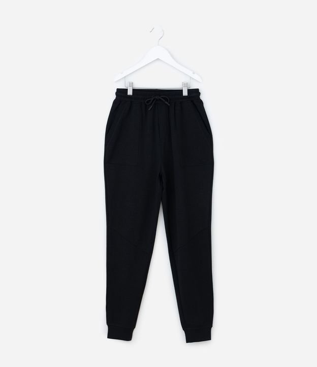 Pantalón Jogger Infantil en Modal con Recortes - Talle 5 a 14 años 3