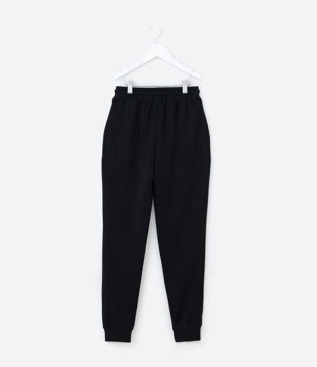 Pantalón Jogger Infantil en Modal con Recortes - Talle 5 a 14 años 4
