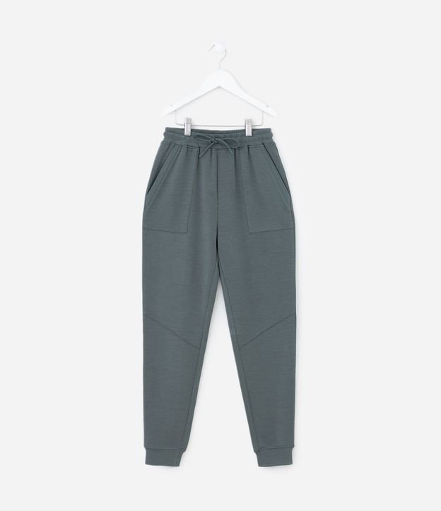 Pantalón Jogger Infantil en Modal con Recortes - Talle 5 a 14 años 2