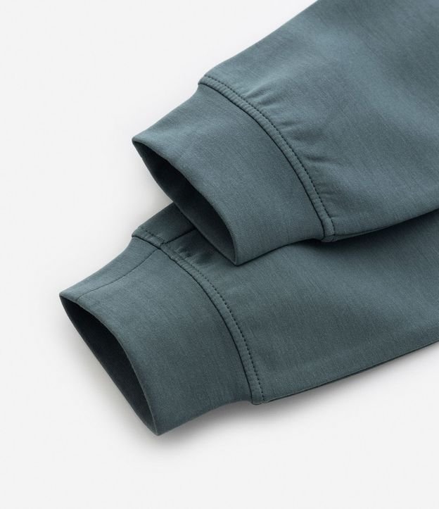 Pantalón Jogger Infantil en Modal con Recortes - Talle 5 a 14 años 7