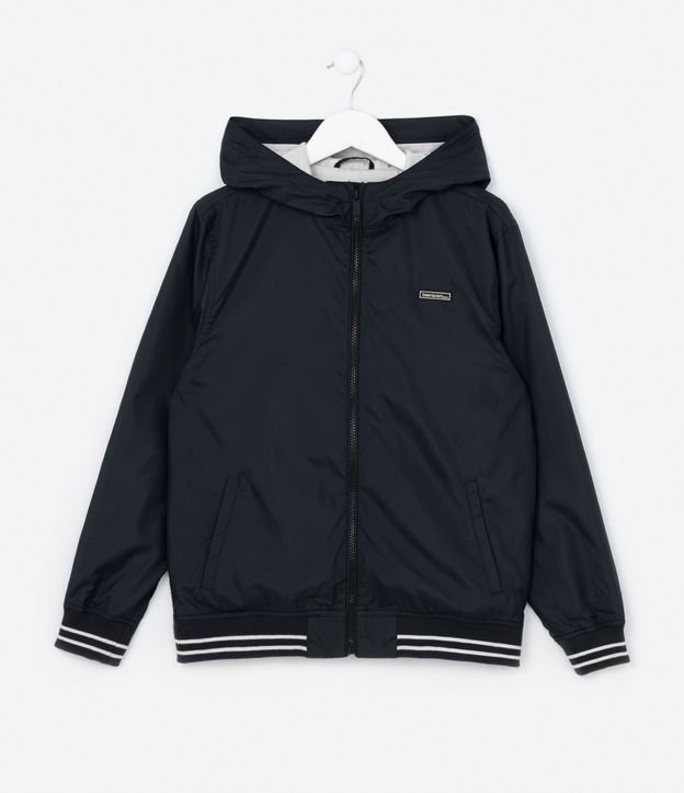 Campera Rompevientos Infantil con Capucha - Talle 5 a 14 años 2