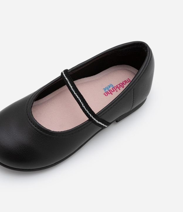Zapatilla Infantil en PU con Tira Brillante Molekinha - Talle 20 al 25 2