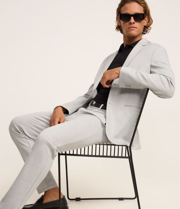 Blazer Super Slim de Malla sin Forro 4