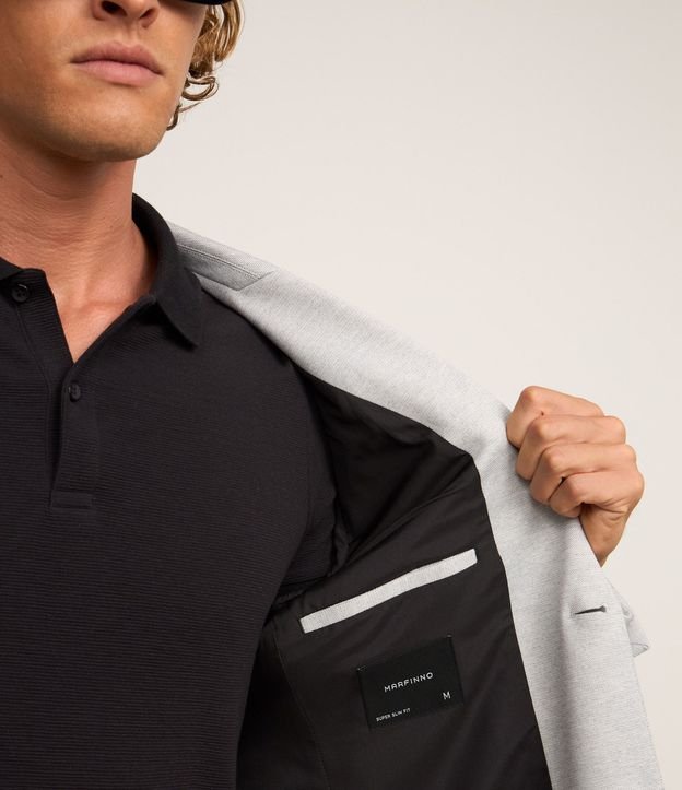Blazer Super Slim de Malla sin Forro 5