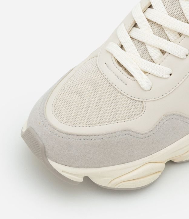 Championes Dad Sneaker en PU con Recortes y Suela Alta 4