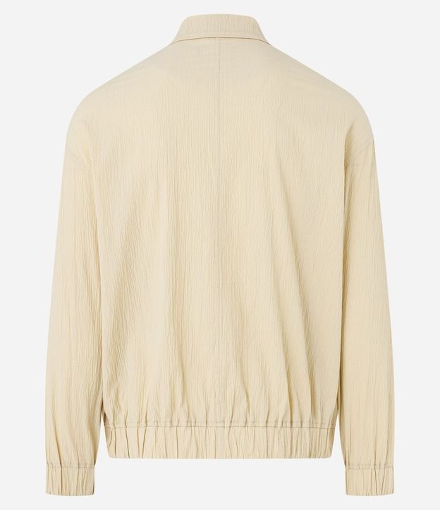 Campera en Ana Ruga con Textura y Elástico en la Cintura y Mangas 9