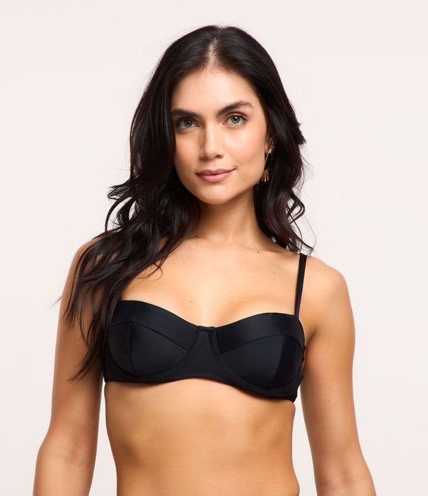 Bikini Top Media Taza en Microfibra con Recortes 2